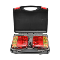 Set di lampade magnetici con controllo wireless, 12/24V, batteria 3.7V/2000mAh, cavo IP65, Breckner Germany