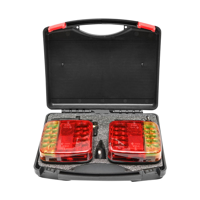 Set di lampade magnetici con controllo wireless, 12/24V, batteria 3.7V/2000mAh, cavo IP65, Breckner Germany