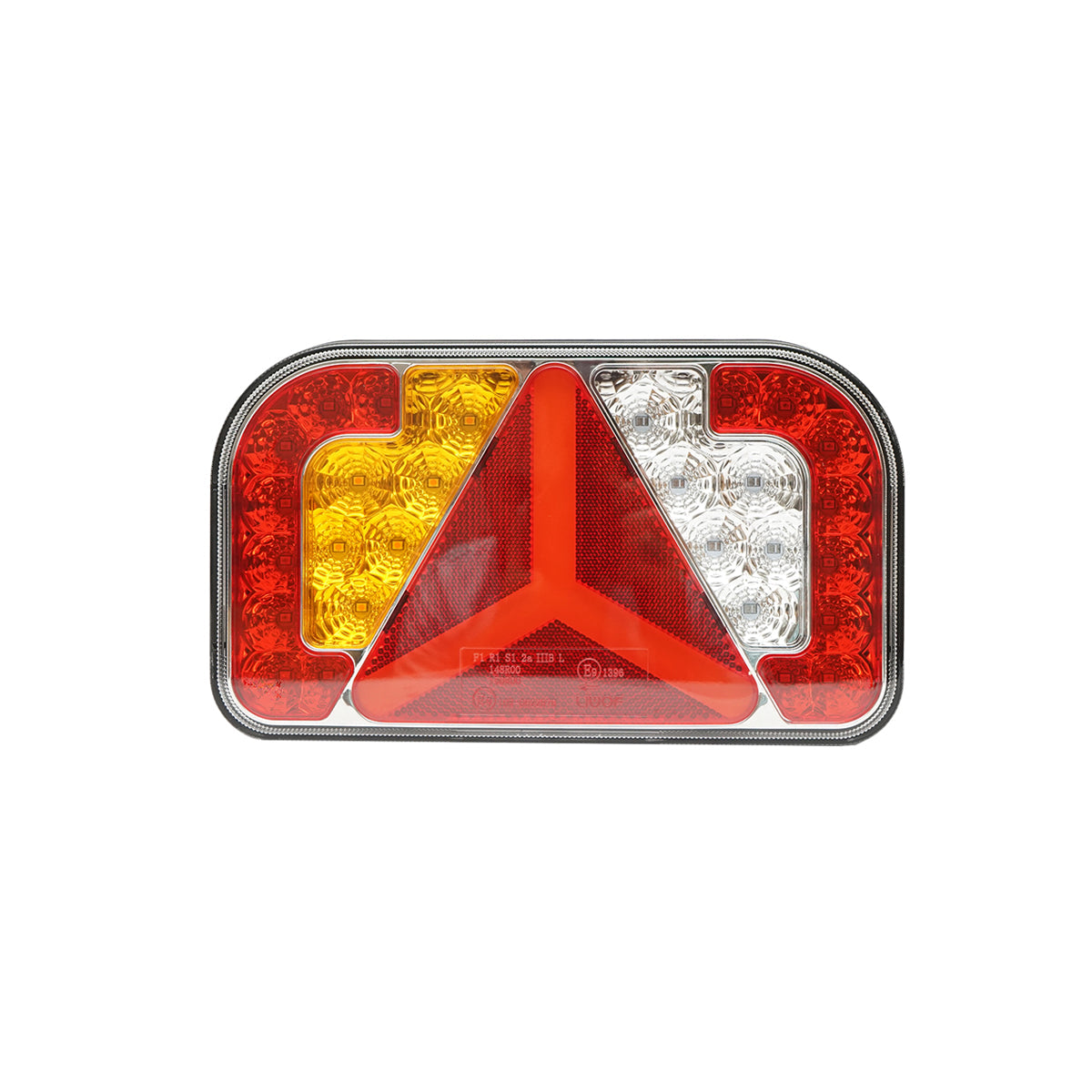 Set di lampade posteriori LED per rimorchio, 12-24V, 235x140x38 mm, Breckner Germany