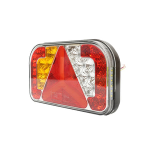 Set di lampade posteriori LED per rimorchio, 12-24V, 235x140x38 mm, Breckner Germany