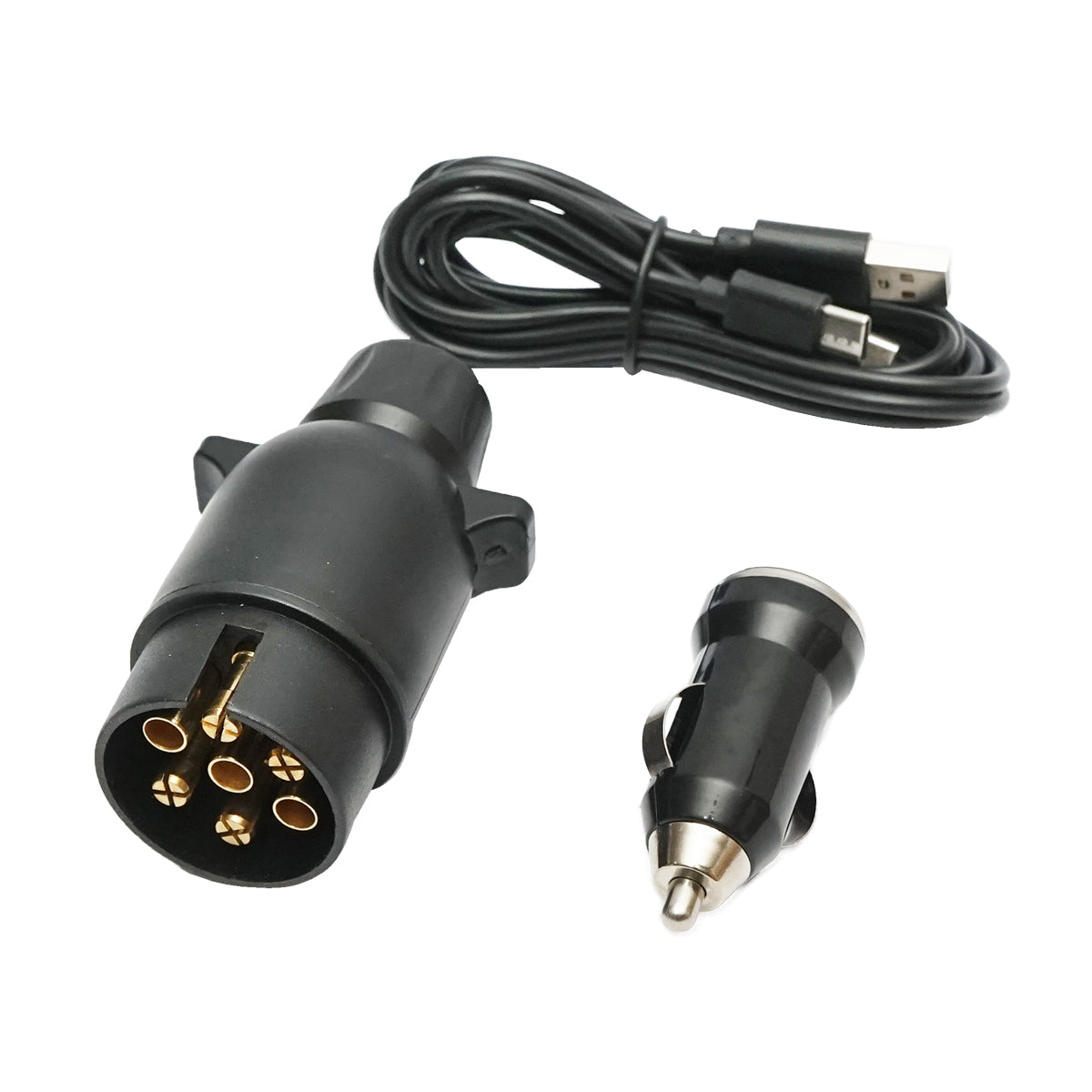 Set di lampade posteriori LED per rimorchio, 12-24V, con magnete e controllo wireless, batteria 3.7V/2000mAh, IP65, Breckner Germany.