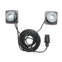 Set di lampade posteriori LED per rimorchio, con cavo di 2,5/7 metri e connettore a 7 pin, Breckner Germany