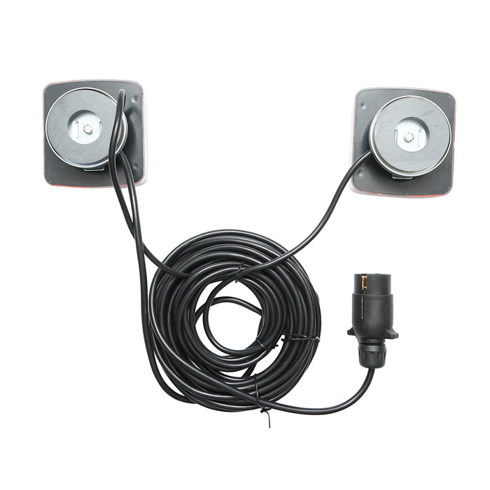 Set di lampade posteriori LED per rimorchio, con cavo di 2,5/7 metri e connettore a 7 pin, Breckner Germany