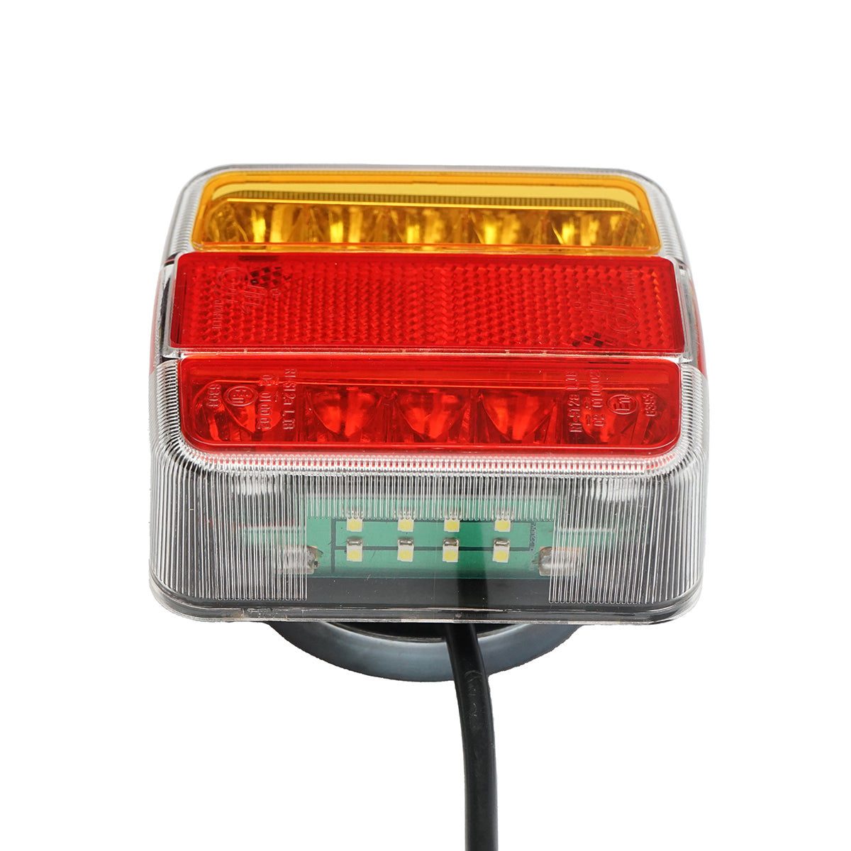 Set di lampade posteriori LED per rimorchio, con cavo di 2,5/7 metri e connettore a 7 pin, Breckner Germany