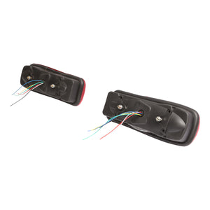 Set di lampade posteriori per camion con LED, 350x150 mm, 24V, Breckner Germany.