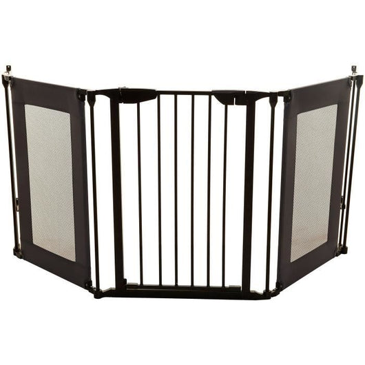 Barriera di sicurezza - DREAMBABY - DENVER - 3 pannelli - 85,5-200 x 74 cm - Bidirezionale - Nera