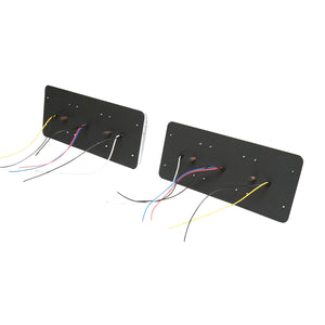 Set di lampade posteriori stop LED con 3 funzioni, 12-24V, 330x140 mm, Breckner Germany