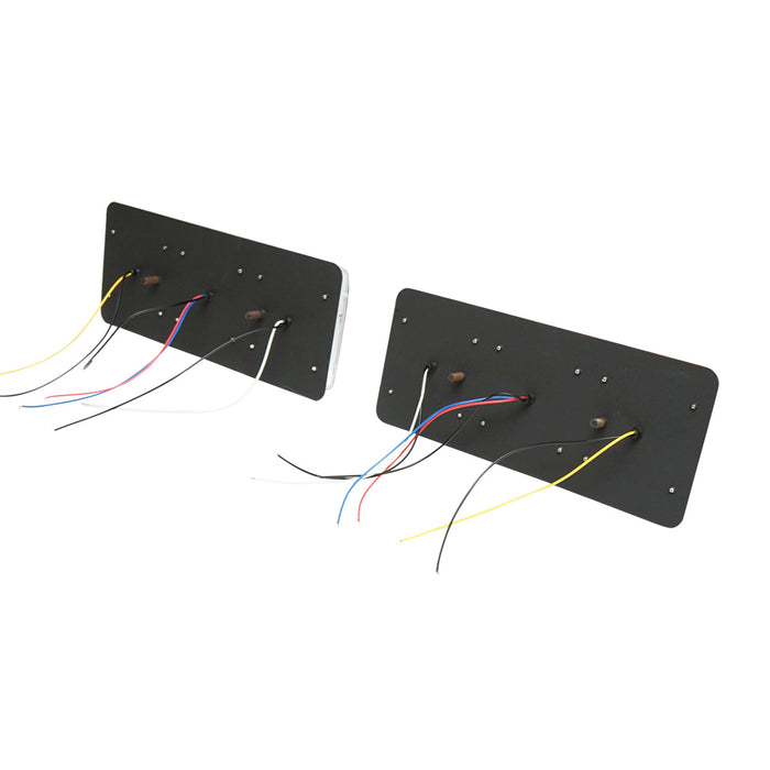 Set di lampade posteriori stop LED con 3 funzioni, 12-24V, 330x140 mm, Breckner Germany