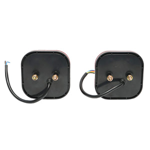 Set di lampi posteriori LED per rimorchio/camion, 12-24V, 97x95x34 mm, Breckner Germany