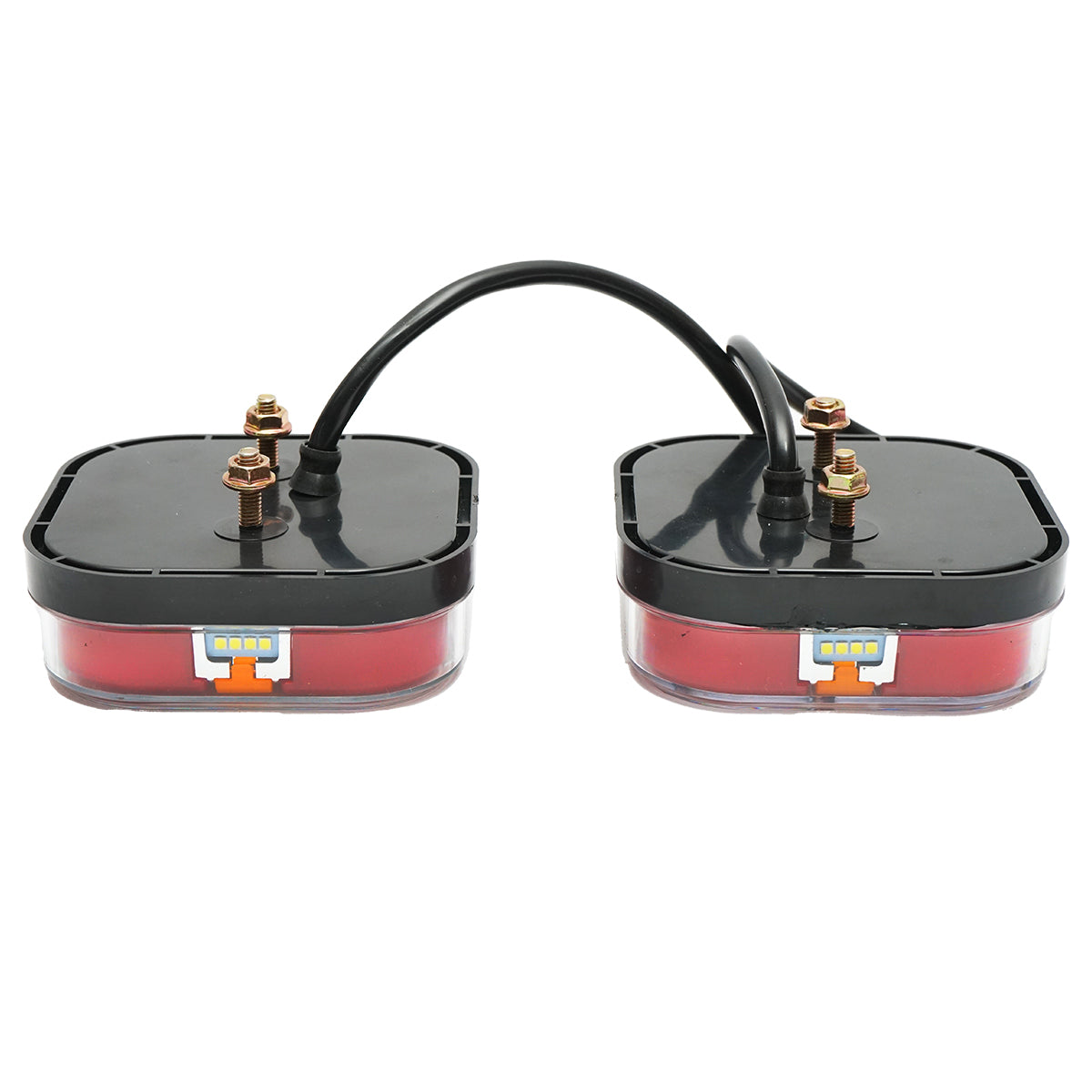 Set di lampi posteriori LED per rimorchio/camion, 12-24V, 97x95x34 mm, Breckner Germany