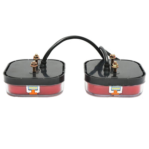 Set di lampi posteriori LED per rimorchio/camion, 12-24V, 97x95x34 mm, Breckner Germany