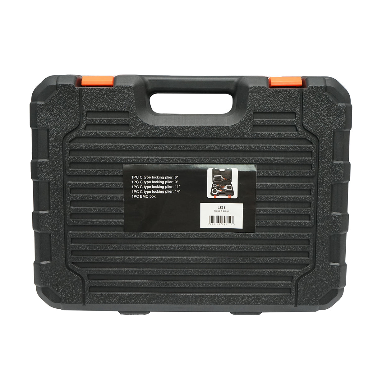 Set di pinze autobloccanti con ganasce tipo C, 4 pezzi