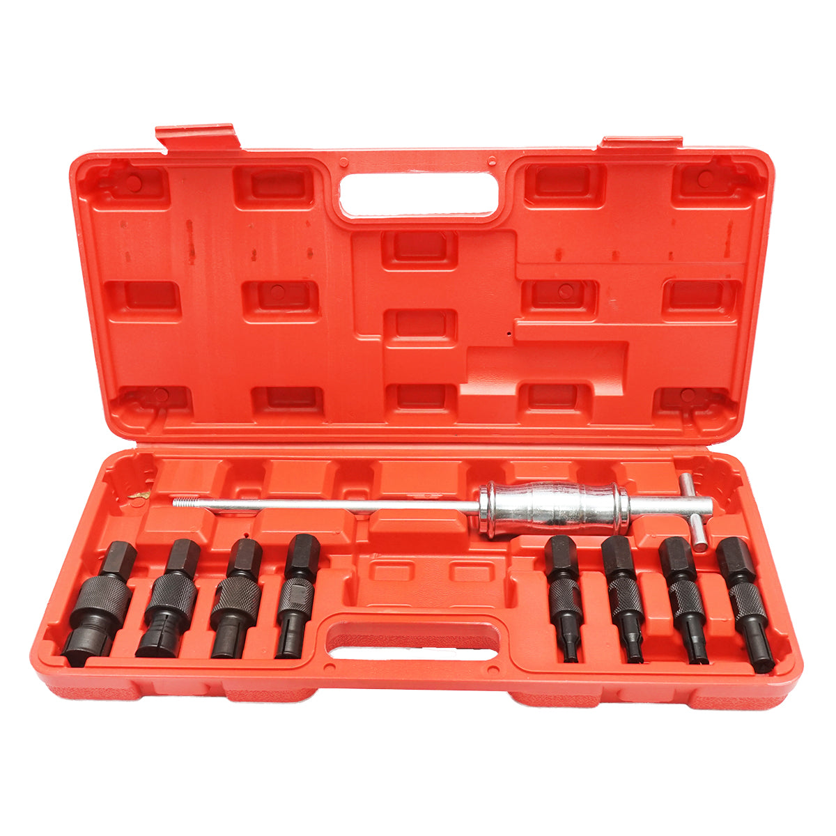 Set di pressa estrattore per iniettori, boccole, cuscinetti interni con martello scorrevole inerziale 8-32mm