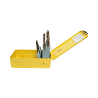 Set di punte elicoidali HSS Crownman da 25 pezzi da 1-13 mm con gambo cilindrico per metallo