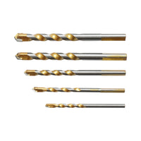 Set di punte multifunzione Crownman da 5 pezzi da 5-12 mm per metallo, alluminio, legno, PVC, piastrelle