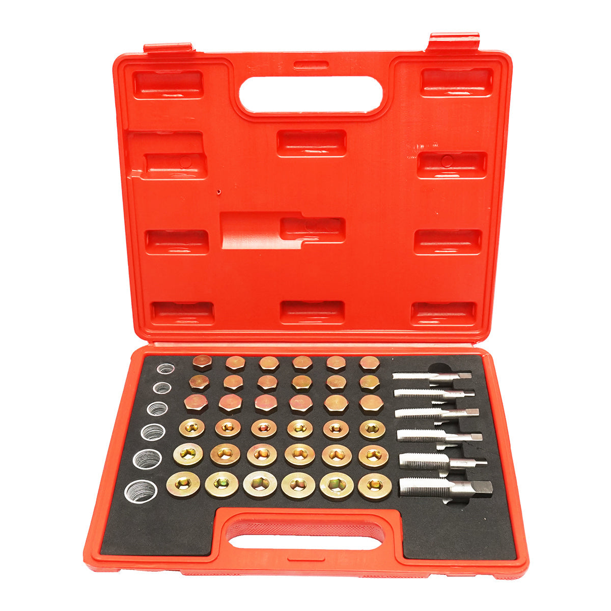 Set di riparazione filettatura tappo coppa dell'olio, 114 pezzi Breckner Germany