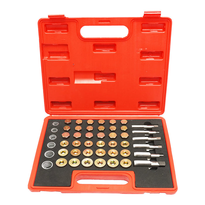 Set di riparazione filettatura tappo coppa dell'olio, 114 pezzi Breckner Germany