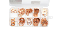 Set di rondelle di rame fi6 - fi14 100 pezzi