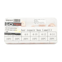 Set di rondelle di rame fi6 - fi14 100 pezzi