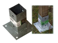 BASI BASE A TERRA PER PALI IMPREGNATI LASA GAZEBO ARREDO GIARDINO PEZZI 2