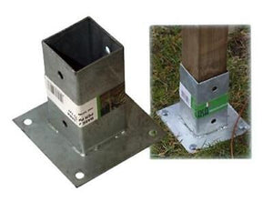 BASI BASE A TERRA PER PALI IMPREGNATI LASA GAZEBO ARREDO GIARDINO PEZZI 2