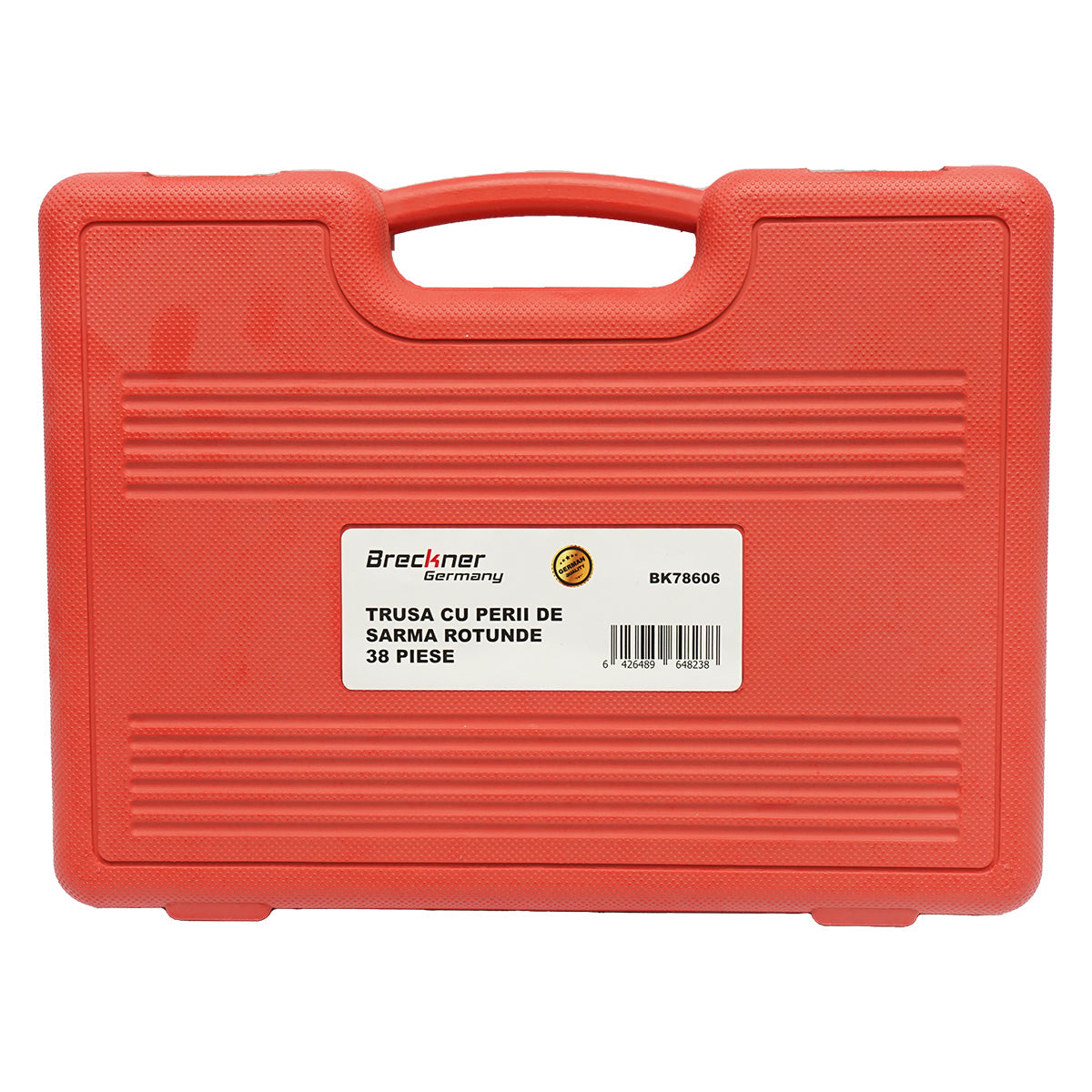 Set di spazzole di filo metallico rotonde, 38 pezzi, Breckner Germany