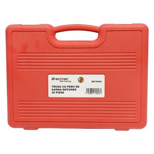 Set di spazzole di filo metallico rotonde, 38 pezzi, Breckner Germany