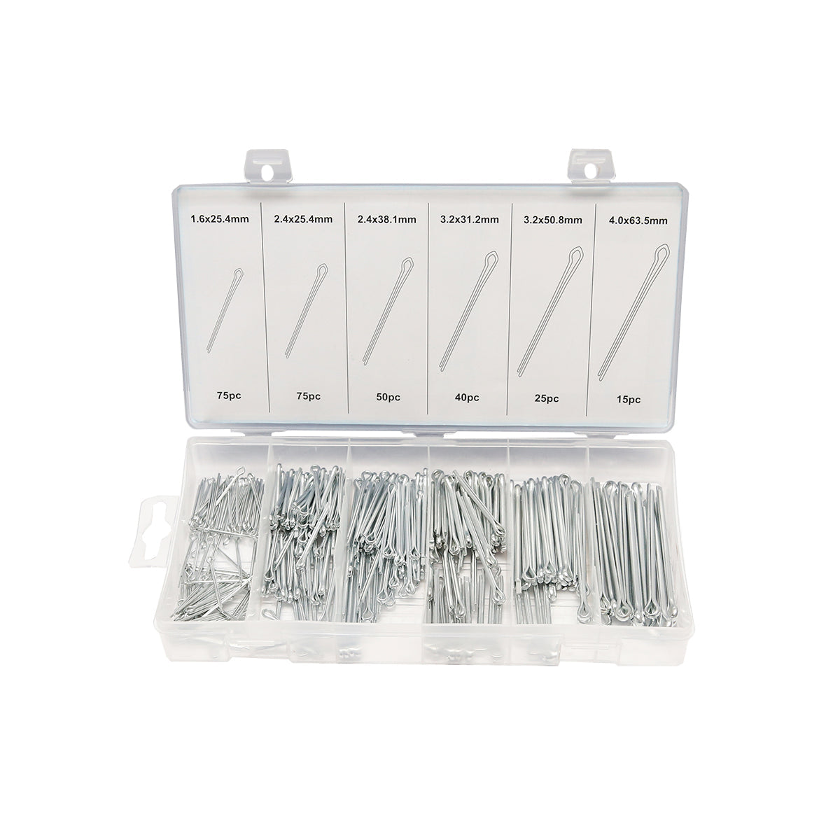 Set di spine, 280 pezzi