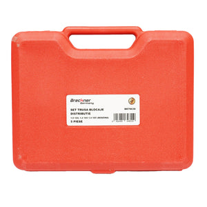 Set di strumenti per bloccare e fissare la distribuzione OPEL 1.0 12V, 1.2 16V, 1.4 16V benzina, 5 pezzi Breckner Germany