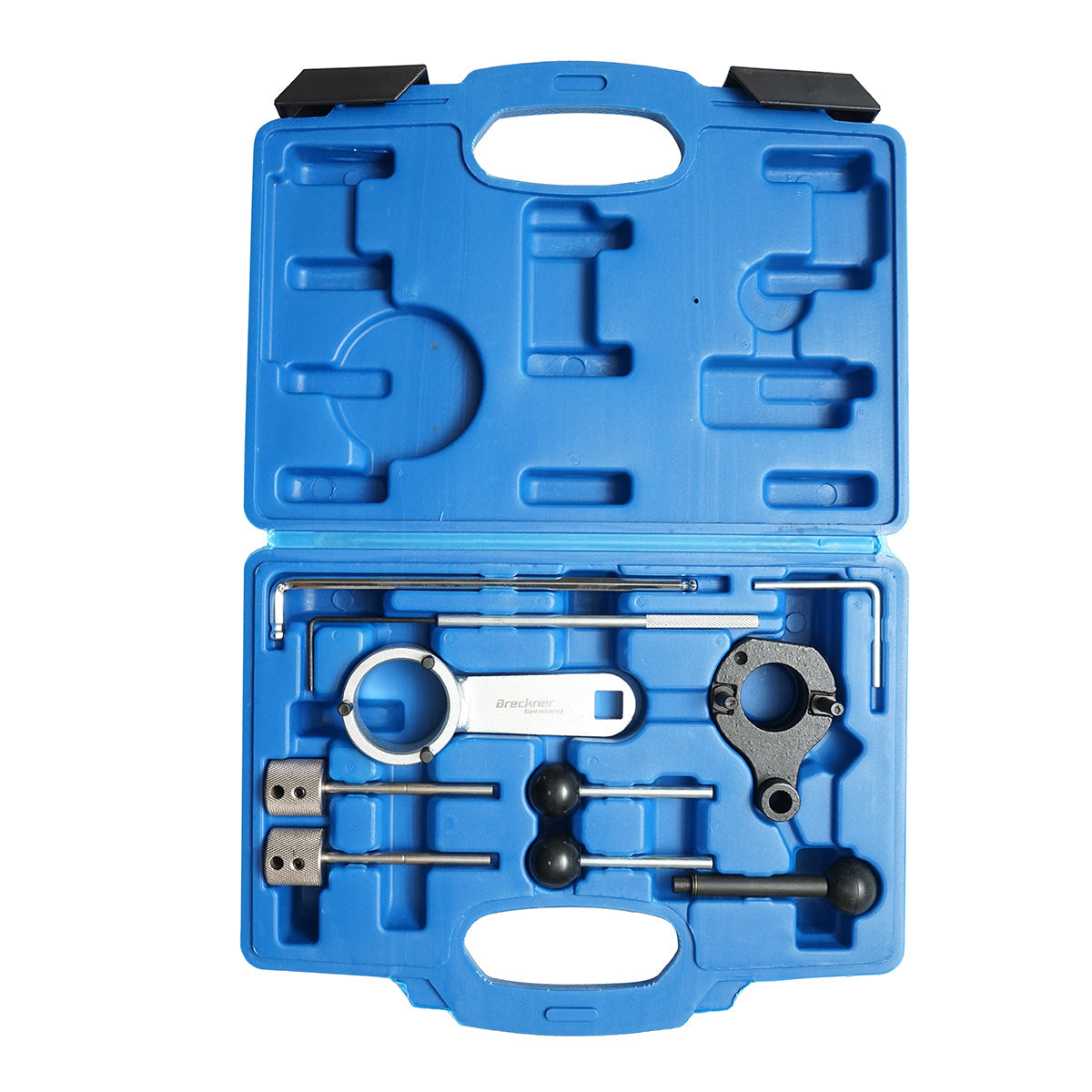Set di strumenti per bloccare e fissare la distribuzione per motori VAG 1.4, 1.6, 2.0 TDI, Breckner Germany