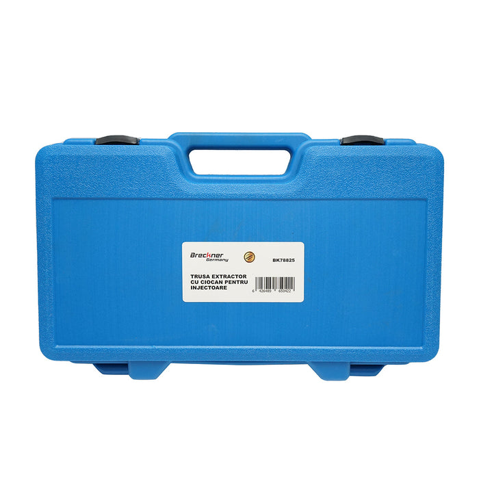 Set di strumenti per estrarre iniettori bloccati con martello, 14 pezzi Breckner Germany