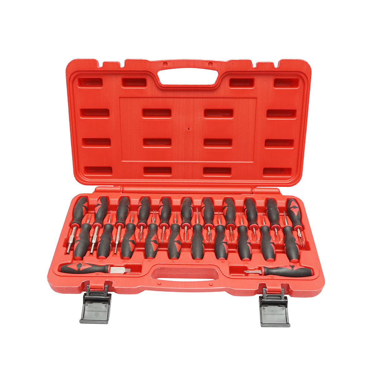 Set di strumenti per rimuovere pin e terminali da connettori elettrici auto, 23 pezzi Breckner Germany