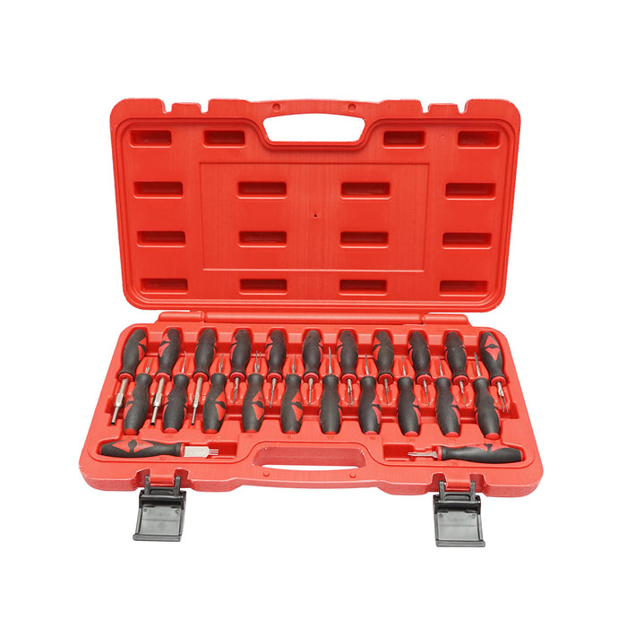 Set di strumenti per rimuovere pin e terminali da connettori elettrici auto, 23 pezzi Breckner Germany