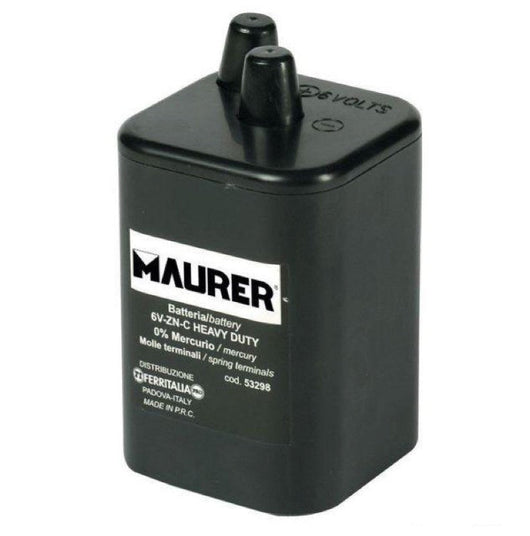 BATTERIA PER LAMPADA STRADALE 6 V MAURER