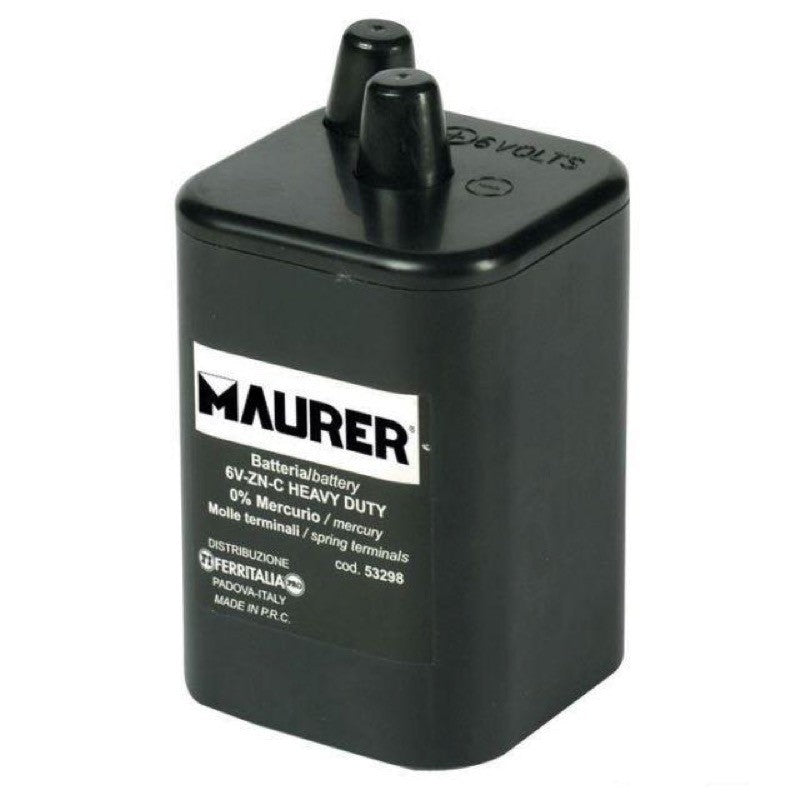 BATTERIA PER LAMPADA STRADALE 6 V MAURER