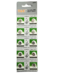 Batteria Pila Bottone 1.55V Alcalina - G1 -364-LR621 - Confezione 10 pezzi