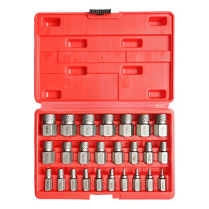 Set estrattore per viti e dadi deteriorati, 25 pezzi Breckner Germany