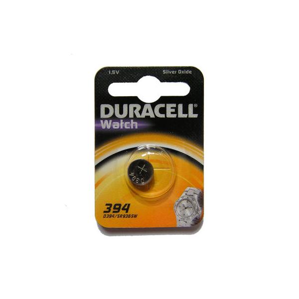 Batteria Pila per orologi Duracell 394 Silver Oxid - 1.55V