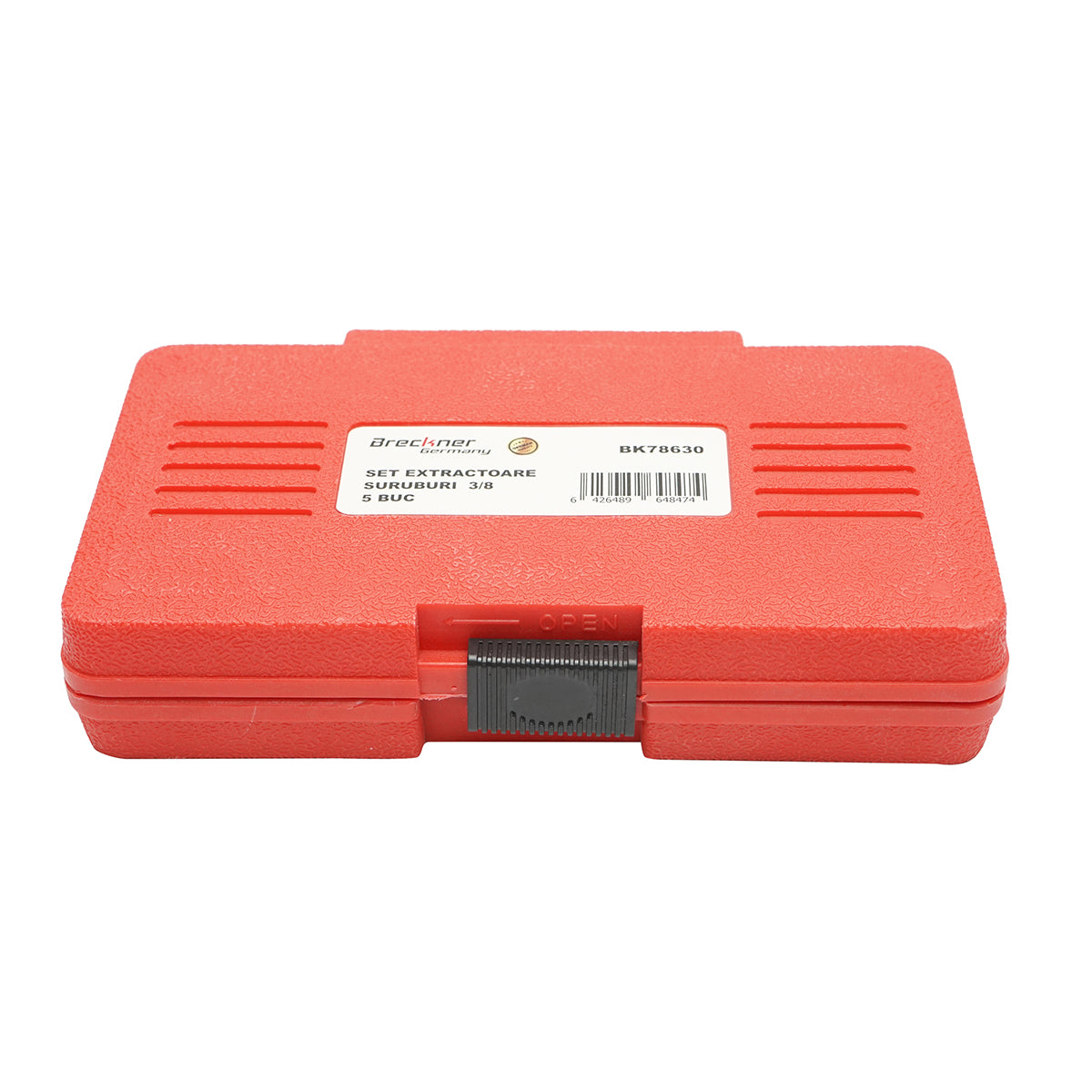 Set estrattore per viti rotte o danneggiate, 3/8, 6 pezzi, Breckner Germany.