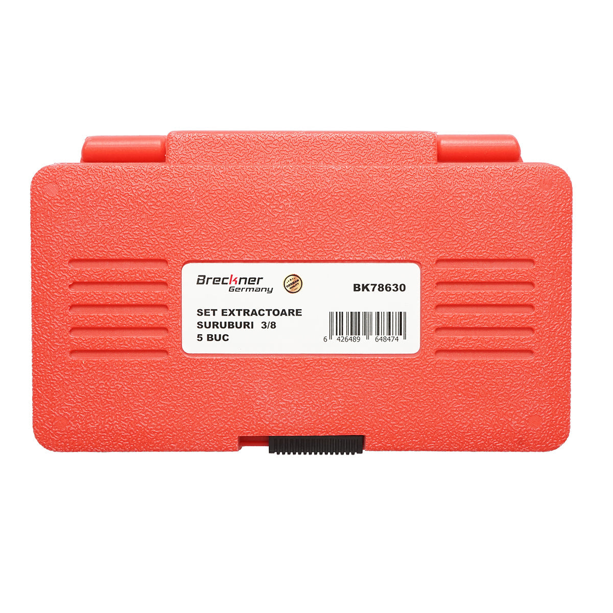 Set estrattore per viti rotte o danneggiate, 3/8, 6 pezzi, Breckner Germany.