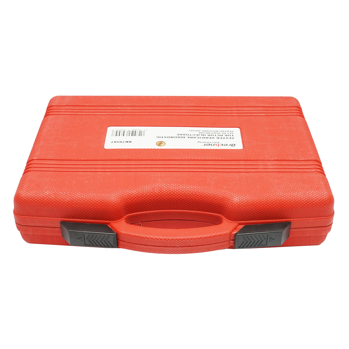 Set tester diagnostico andata e ritorno per iniettori common rail Bosch, Denso, Delphi, Siemens e set di misuratori di portata per motori diesel, Breckner Germany.