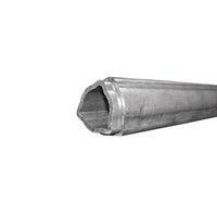 Set tubi triangolari cardanici serie T5 est. e int. 51,3 per 44,7 croce 30x80 L=3M