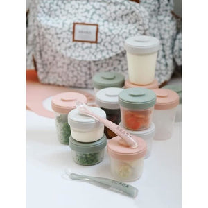 BEABA Set 2a età 6 porzioni clip - (6x250ml)