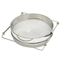 Setaccio doppio in acciaio inox per filtrare il miele, 235 mm