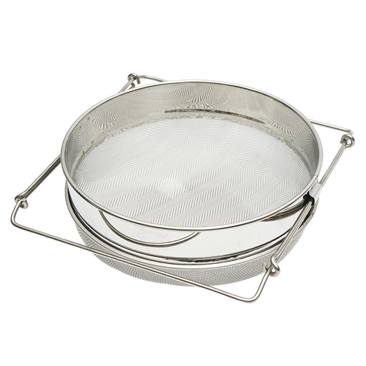 Setaccio doppio in acciaio inox per filtrare il miele, 235 mm