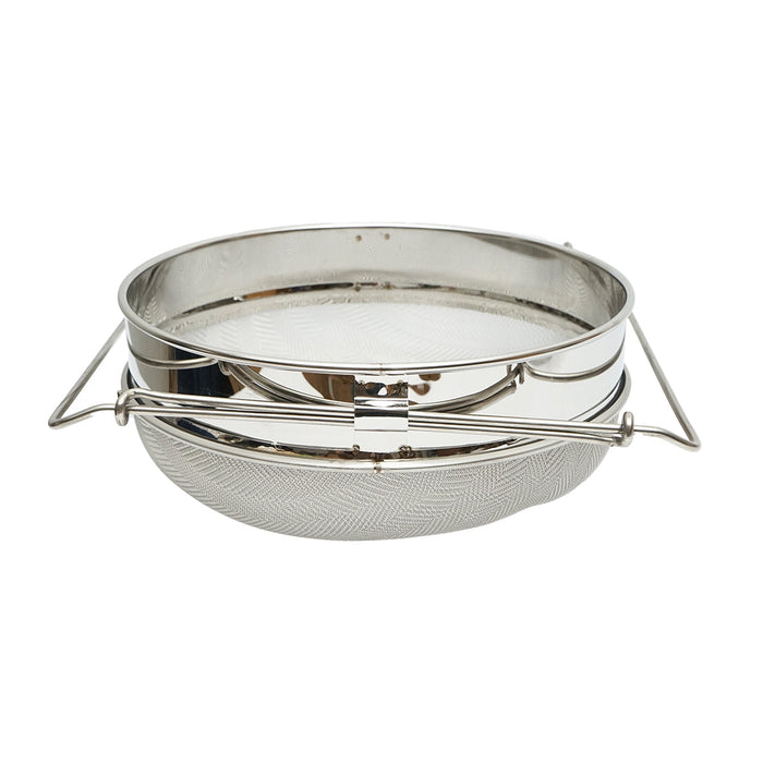 Setaccio doppio in acciaio inox per filtrare il miele, 235 mm