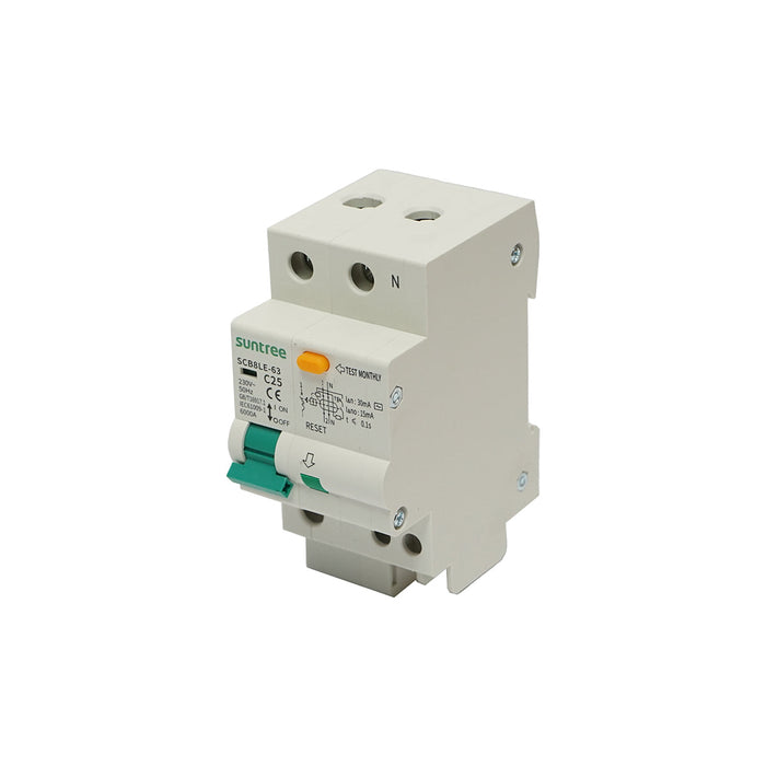 Sicurezza differenziale 1P+N, 25A, 30mA Suntree