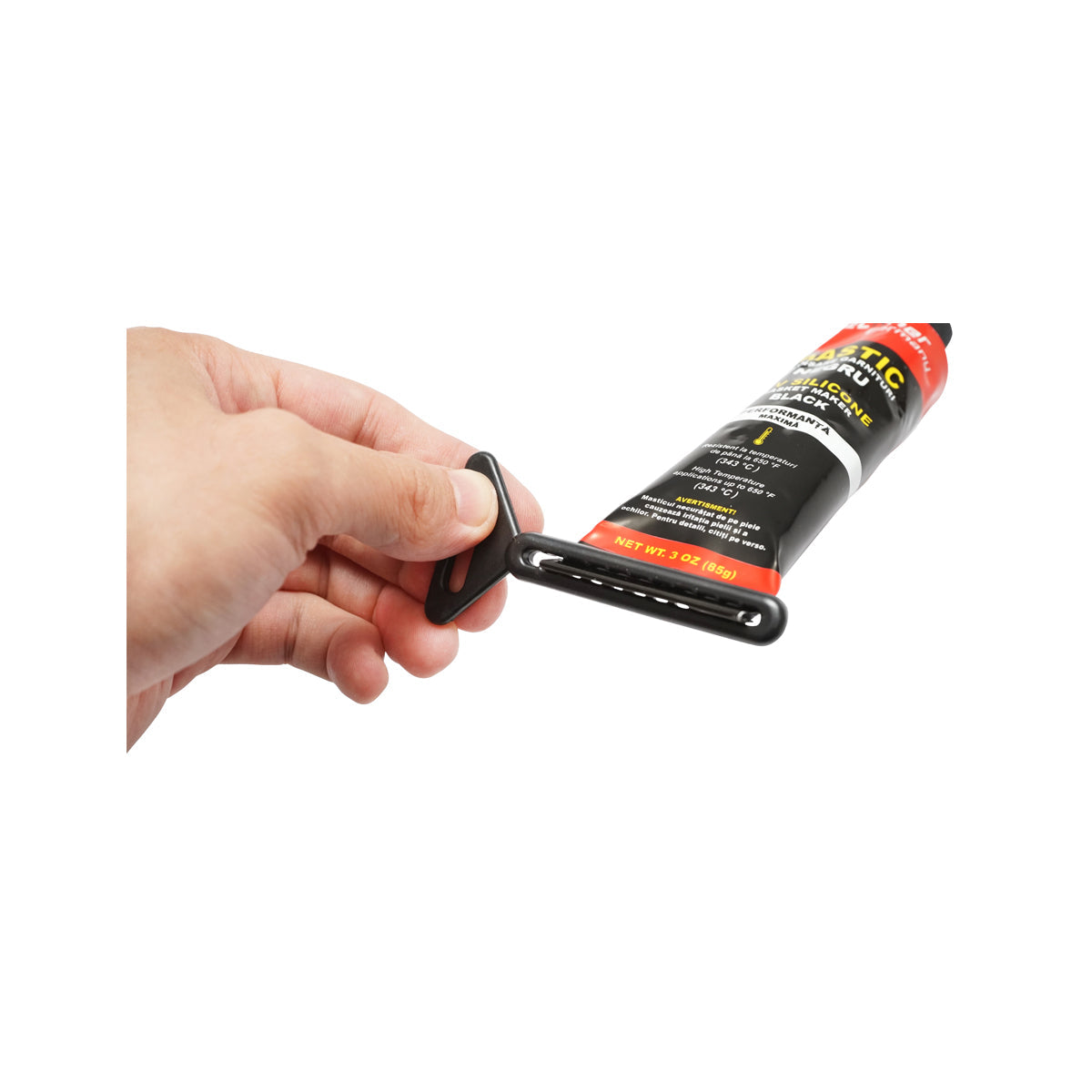 Silicone nero sigillante per guarnizioni 85g temp. alta 343 gradi