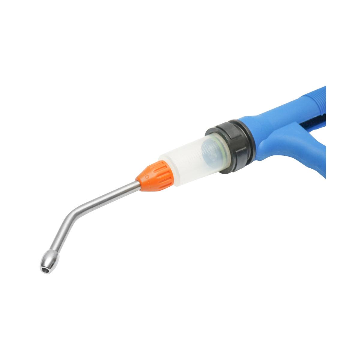 Siringa Continua Dosatore da 20 ml per Animali, Siringa Automatica, Tubo da 800 mm, Punta di Irrigazione da 100 mm, Plastica e Nylon