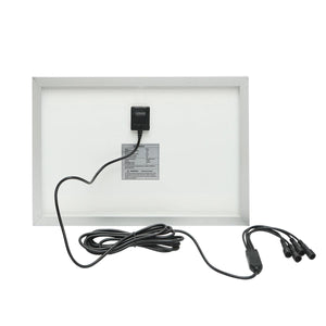 Sistema di illuminazione con lampadine 4x16 LED, pannello solare 5V/10W e telecomando